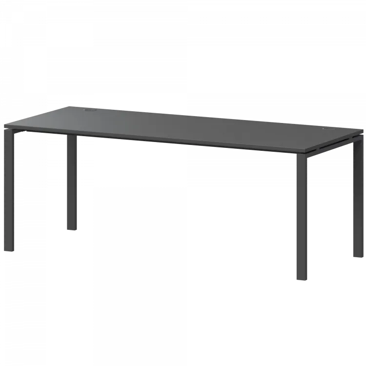 Стол на металлокаркасе АМ-005.60 Антрацит/Антрацит 1800x600x760 Арго-М
