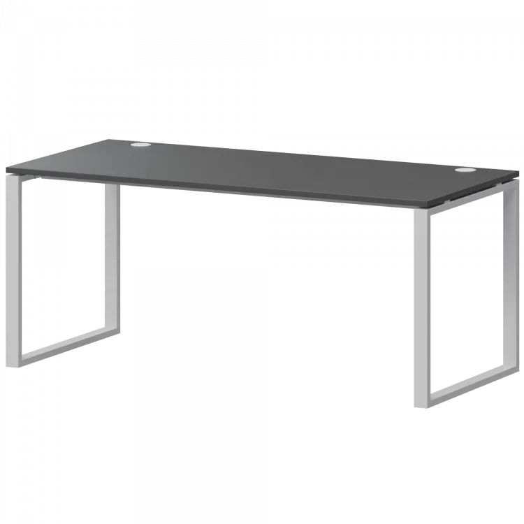 Стол на металлокаркасе АМ.О-004 Антрацит/Белый 1600x730x760 Арго-М