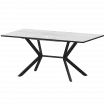 Стол раздвижной Сириус Сириус 1200+300 R20 (Н-3831) Фрост/Черный муар 1200x800x750 Обеденные столы в пластике