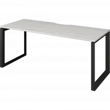 Стол на металлокаркасе НТМП.О-180 Сосна винтер/Антрацит 1800x730x750 Аргентум-МП