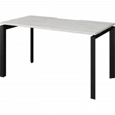 Стол на металлокаркасе НТМП.П-140 Сосна винтер/Антрацит 1400x730x750 Аргентум-МП