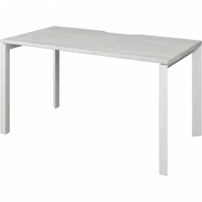 Стол на металлокаркасе НТМП.П-120 Сосна винтер/Белый 1200x730x750 Аргентум-МП