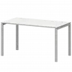 Стол на металлокаркасе СМС25-П-10К.73.Пр25 Белый/Белый 1000x730x750 Смарт