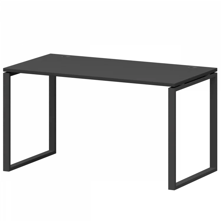 Стол на металлокаркасе СМС25-О-10К.73.Пр25 Графит/Антрацит 1000x730x750 Смарт
