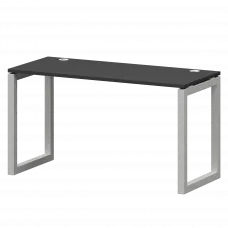 Стол на металлокаркасе СМС25-О-16К.60.Пр50 Графит/Белый 1600x600x750 Смарт