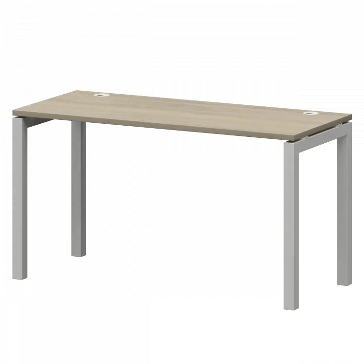 Стол на металлокаркасе СМС25-П-10К.60.Пр50 Кронберг/Белый 1000x600x750 Смарт