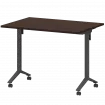 Стол мобильный складной МБ22-100.70 Дуб венге/Антрацит 1000x700x750 Моби