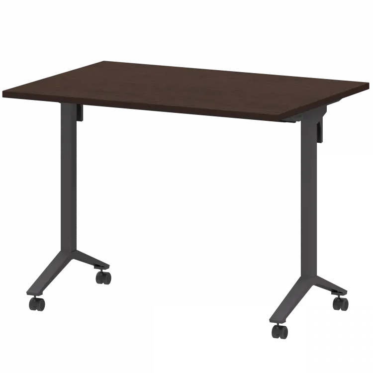 Стол мобильный складной МБ22-100.70 Дуб венге/Антрацит 1000x700x750 Моби
