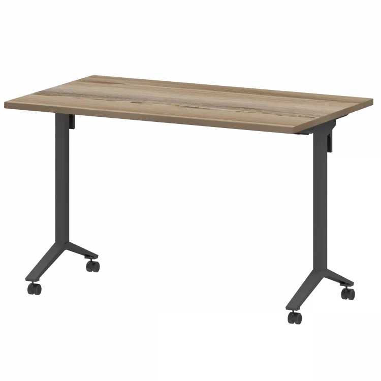 Стол мобильный складной МБ25-120.70 Дуб сафари/Антрацит 1200x700x750 Моби
