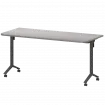 Стол мобильный складной МБ25-160.70Р Лиственница/Антрацит 1600x700x750 Моби