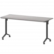 Стол мобильный складной МБ25-160.70Р Лиственница/Антрацит 1600x700x750 Моби