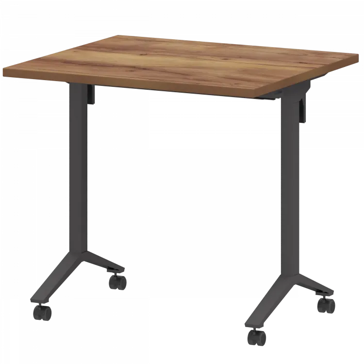 Стол мобильный складной МБ25-80.70 Таксония/Антрацит 800x700x750 Моби