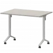 Стол мобильный складной МБ22-100.70 Ясень шимо/Белый 1000x700x750 Моби