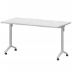 Стол мобильный складной МБ25-140.70 Белый/Белый 1400x700x750 Моби