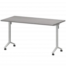 Стол мобильный складной МБ25-140.70 Лиственница/Белый 1400x700x750 Моби