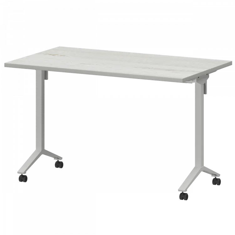 Стол мобильный складной МБ25-120.70 Сосна винтер/Белый 1200x700x750 Моби