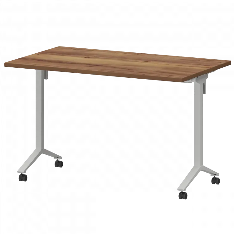 Стол мобильный складной МБ25-120.70 Таксония/Белый 1200x700x750 Моби