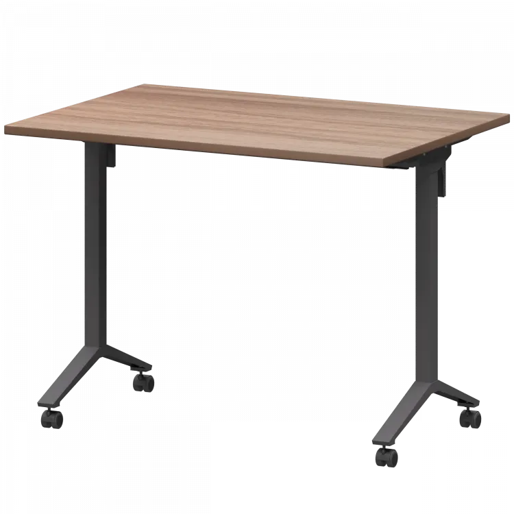 Стол мобильный складной МБ22-100.70 Темный шимо/Антрацит 1000x700x750 Моби