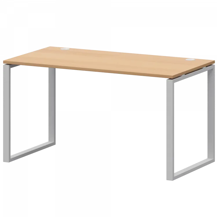 Стол на металлокаркасе АМ.О-002.60 Ольха/Белый 1200x600x760 Арго-М