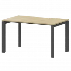 Стол на металлокаркасе НТМП.П-120 Баттл Рок/Антрацит 1200x730x750 Аргентум-МП