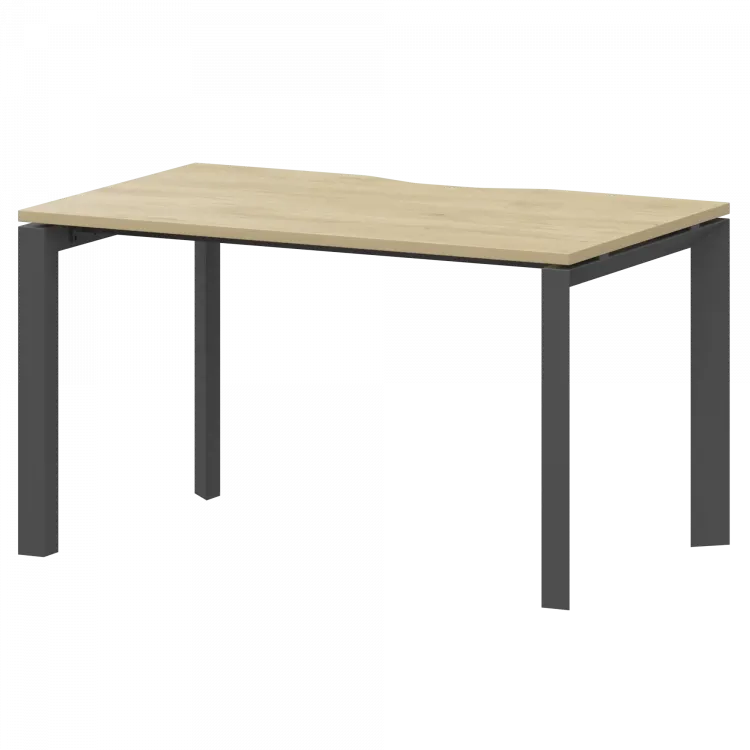 Стол на металлокаркасе НТМП.П-120 Баттл Рок/Антрацит 1200x730x750 Аргентум-МП