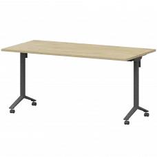 Стол мобильный складной МБ25-140.70 Баттл Рок/Антрацит 1400x700x750 Моби