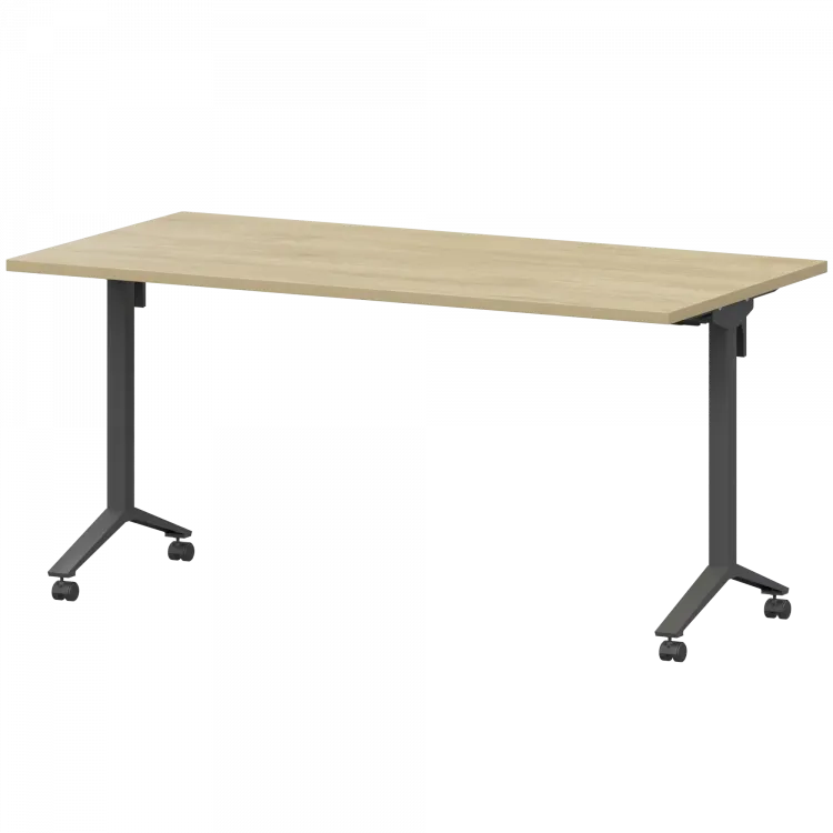 Стол мобильный складной МБ25-140.70 Баттл Рок/Антрацит 1400x700x750 Моби