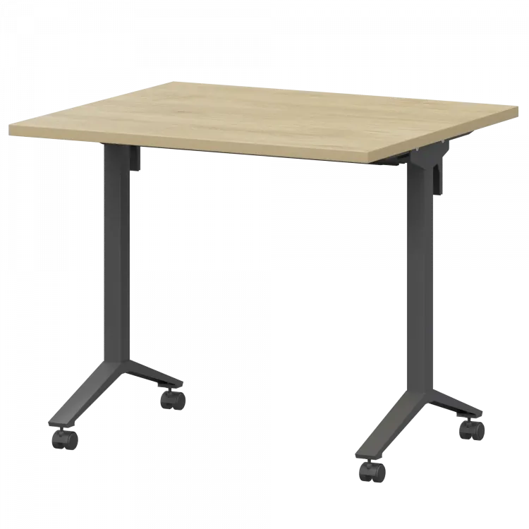 Стол мобильный складной МБ25-80.70 Баттл Рок/Антрацит 800x700x750 Моби