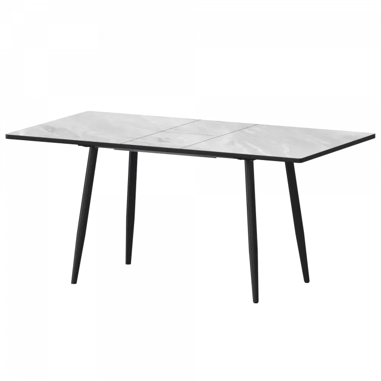 Стол раздвижной Бетта Бетта 1200+300 R20 (Н-3814) Лавант/Черный муар 1200x800x750 Обеденные столы в пластике