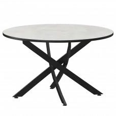 Стол нераздвижной Геометрия 2 Геометрия 2 1000 (Н-3782) Лофт/Черный муар 1000x1000x750 Обеденные столы в пластике