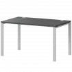 Стол на металлокаркасе АМ-002.60 Антрацит/Белый 1200x600x760 Арго-М