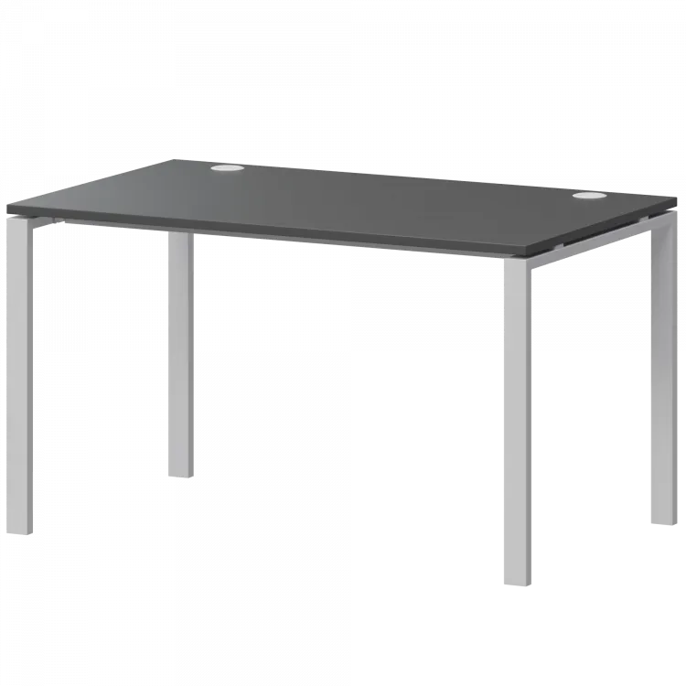 Стол на металлокаркасе АМ-002.60 Антрацит/Белый 1200x600x760 Арго-М