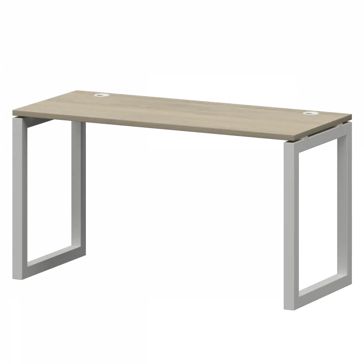 Стол на металлокаркасе СМС25-О-16К.60.Пр50 Кронберг/Белый 1600x600x750 Смарт