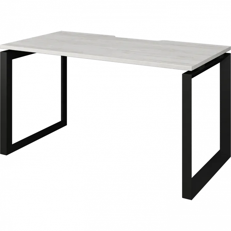 Стол на металлокаркасе НТМП.О-140 Сосна винтер/Антрацит 1400x730x750 Аргентум-МП