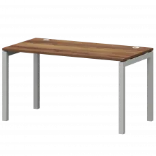 Стол на металлокаркасе СМС25-П-10К.73.Пр50 Таксония/Белый 1000x730x750 Смарт