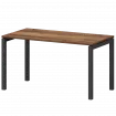 Стол на металлокаркасе СМС25-П-10К.73.Пр50 Таксония/Антрацит 1000x730x750 Смарт