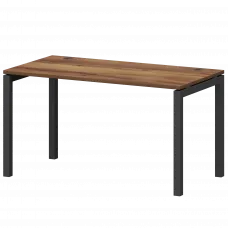 Стол на металлокаркасе СМС25-П-12К.73.Пр50 Таксония/Антрацит 1200x730x750 Смарт