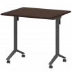 Стол мобильный складной МБ22-80.70 Дуб венге/Антрацит 800x700x750 Моби