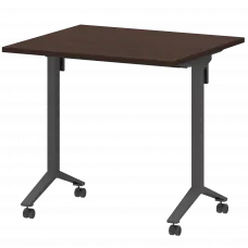 Стол мобильный складной МБ22-80.70 Дуб венге/Антрацит 800x700x750 Моби