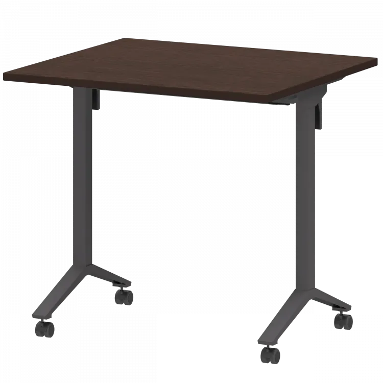 Стол мобильный складной МБ22-80.70 Дуб венге/Антрацит 800x700x750 Моби
