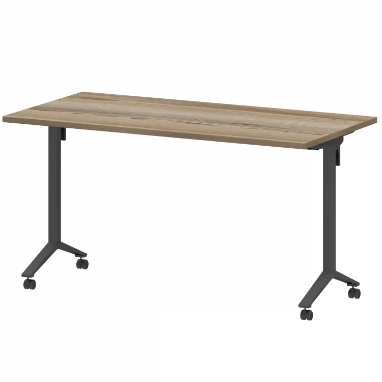 Стол мобильный складной МБ25-140.70 Дуб сафари/Антрацит 1400x700x750 Моби