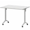 Стол мобильный складной МБ22-100.70 Белый/Белый 1000x700x750 Моби
