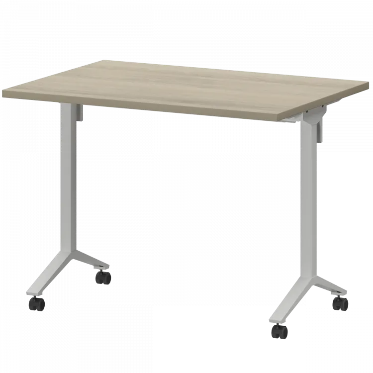 Стол мобильный складной МБ25-100.70 Кронберг/Белый 1000x700x750 Моби