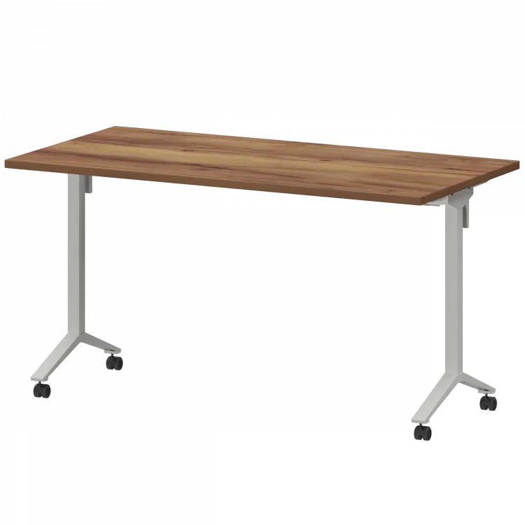 Стол мобильный складной МБ25-140.70 Таксония/Белый 1400x700x750 Моби