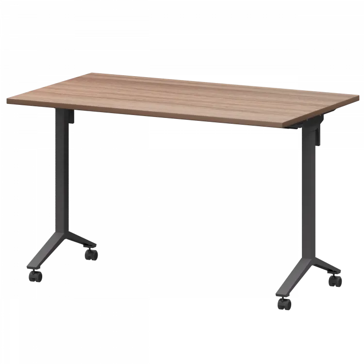 Стол мобильный складной МБ22-120.70 Темный шимо/Антрацит 1200x700x750 Моби