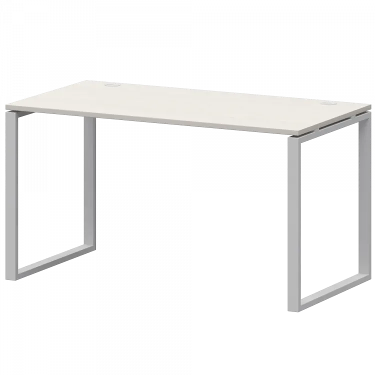 Стол на металлокаркасе АМ.О-002.60 Ясень шимо/Белый 1200x600x760 Арго-М