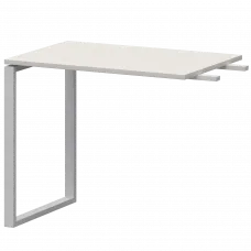 Бриф-приствка на металлокаркасе АМ.О-090.60 Ясень шимо/Белый 900x600x760 Арго-М