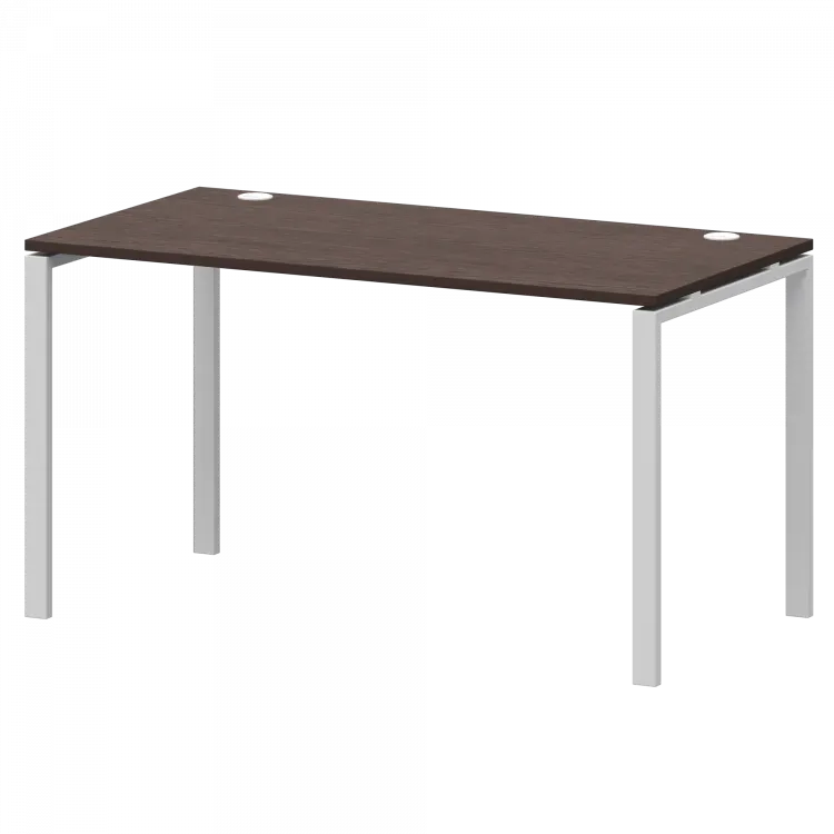 Стол на металлокаркасе АМ-003.60 Дуб венге/Белый 1400x600x760 Арго-М