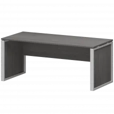 Стол руководителя НТМ-180-КМК Лиственница/Металлик 1800x800x750 Аргентум-М