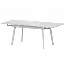 Стол раздвижной Гранд Гранд 1200+300+300 (Н-3778) Лавант/Белый муар 1200x800x750 Обеденные столы в пластике